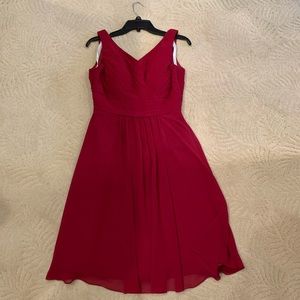 Apple red dress